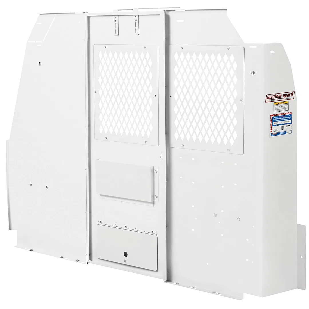 96102-3-01 – WEATHERGUARD Bulkhead Divider, Full Bulkhead Fixed Panel With Dog Door Converts To Door With Door Pocket...